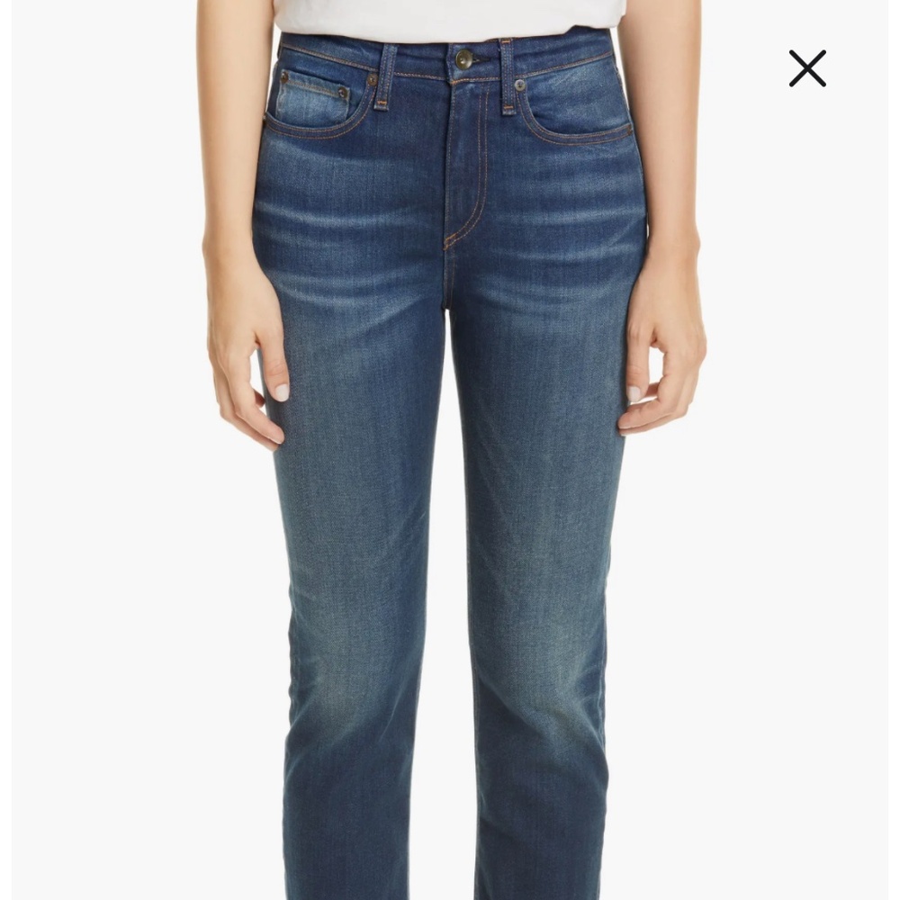 Rag and Bone Nina High Waist Ankle Cigarette Jeans